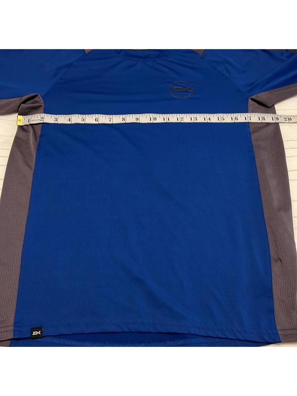 Dakine Blue Gray Performance Vectra Athletic Tee Men's Small - Picture 4 of 9